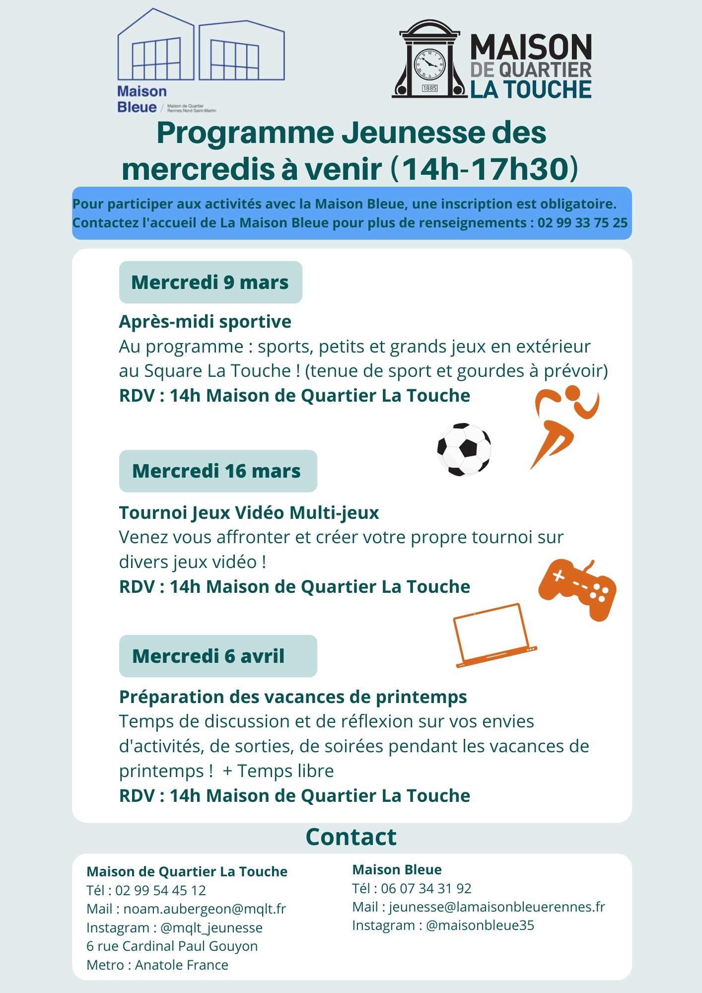 Programme jeunesse – Mercredis