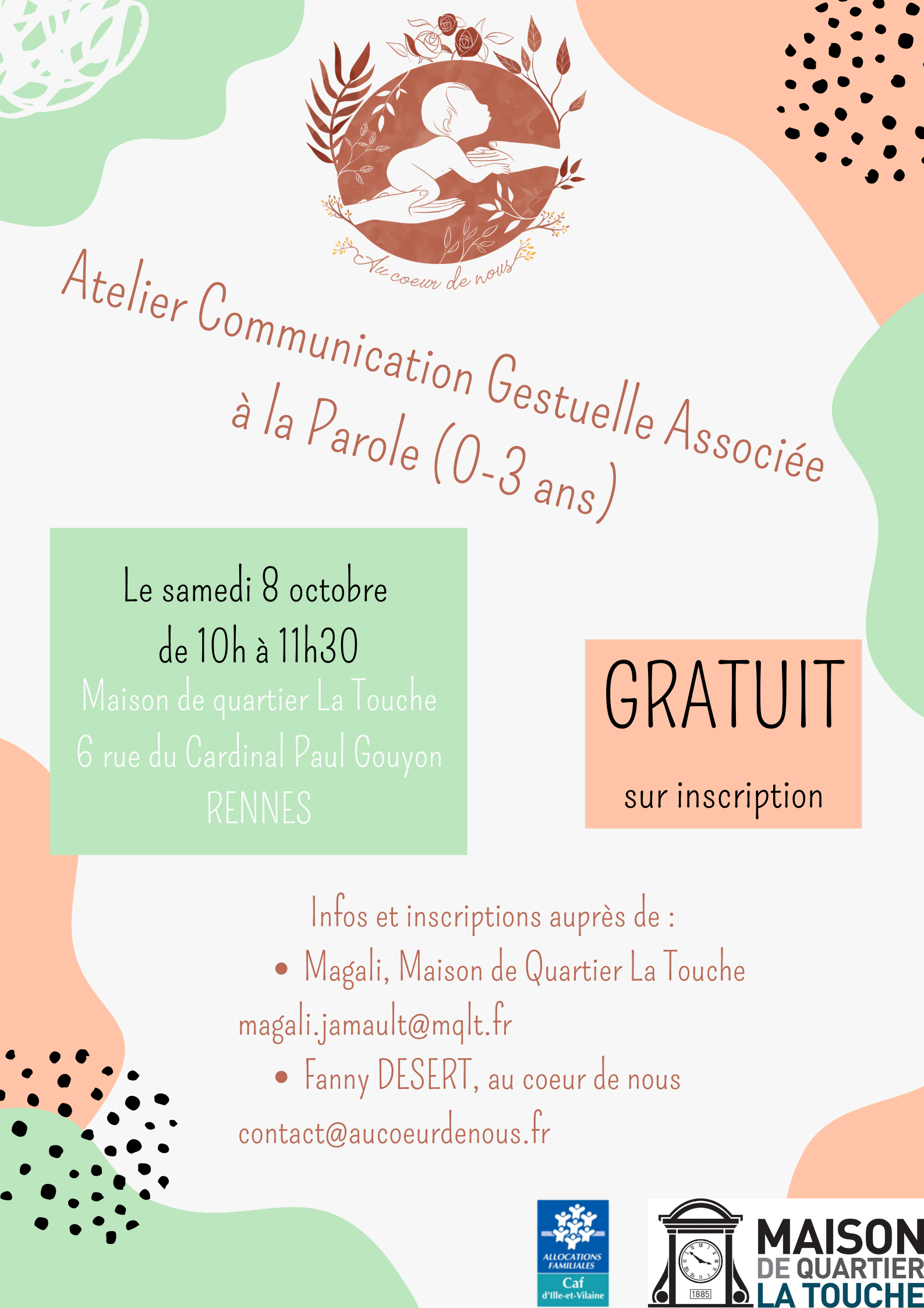ATELIER – COMMUNICATION GESTUELLE ASSOCIÉE À LA PAROLE