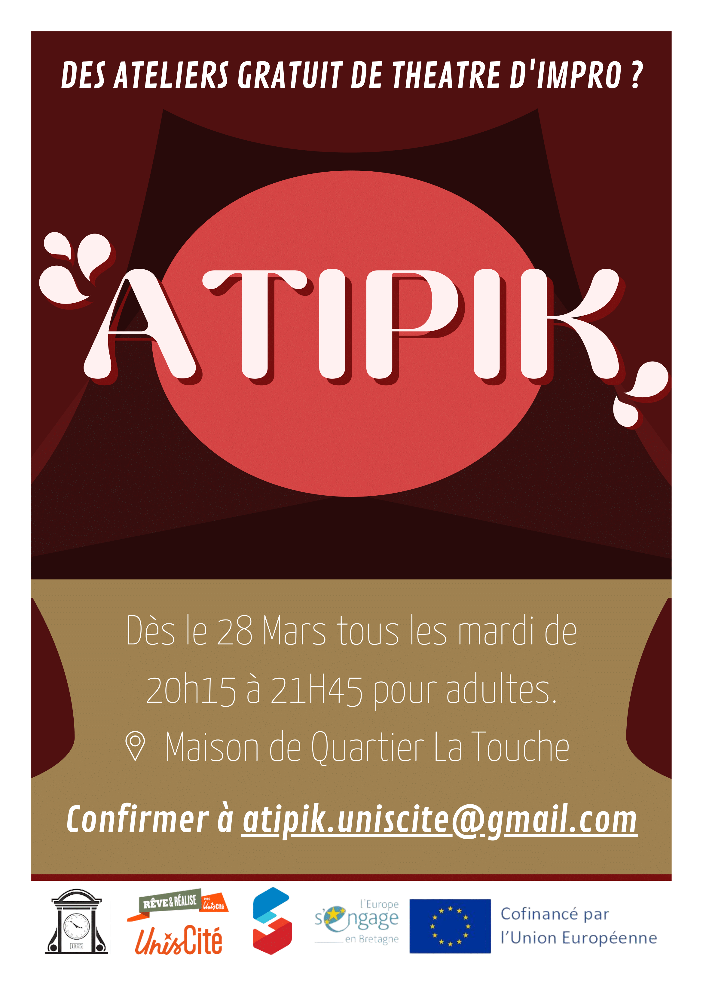 Atipik – Ateliers de théâtre d’improvisation