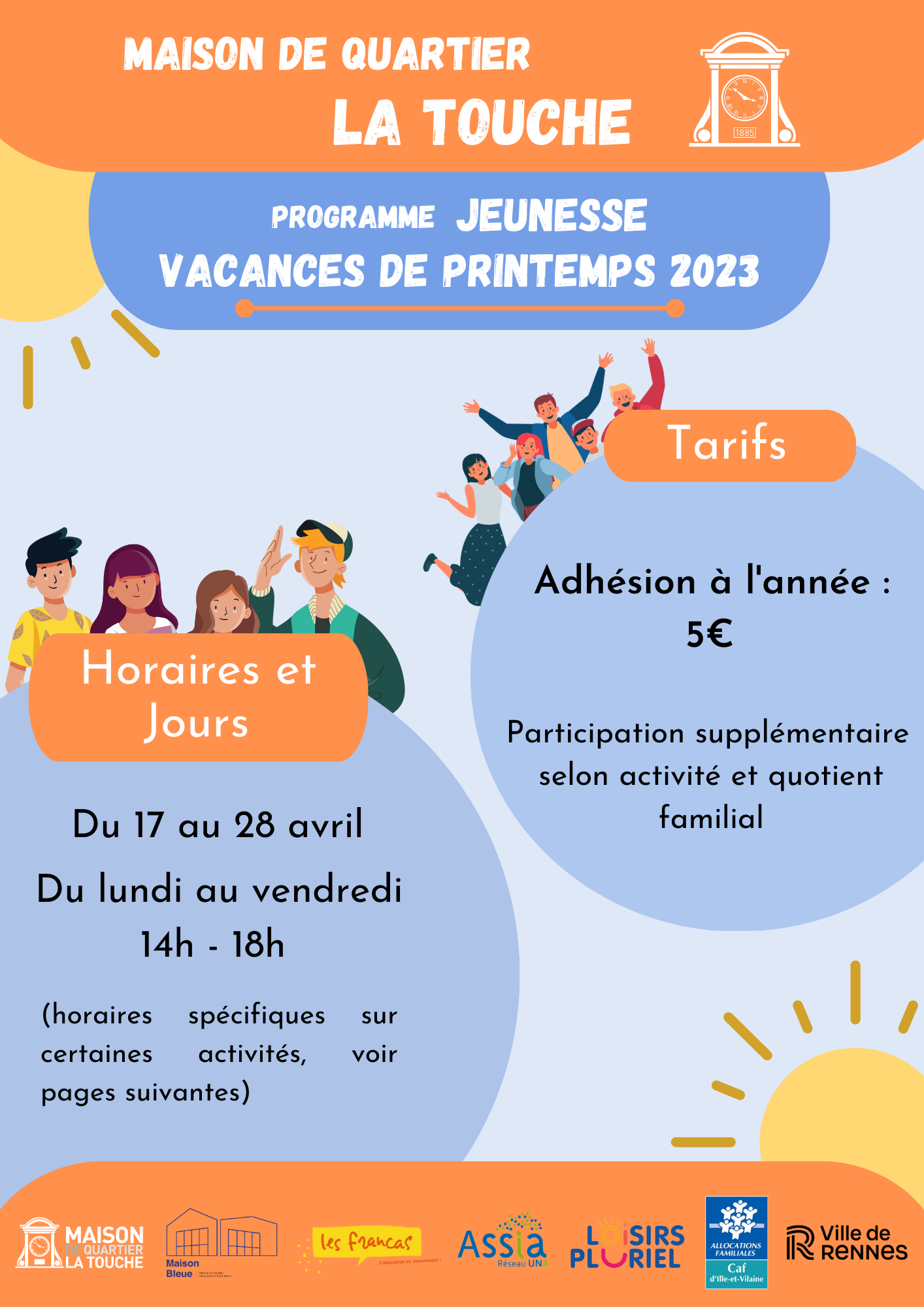 Programmation Jeunesse – Vacances d’avril