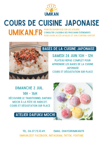 Cours de cuisine japonaise