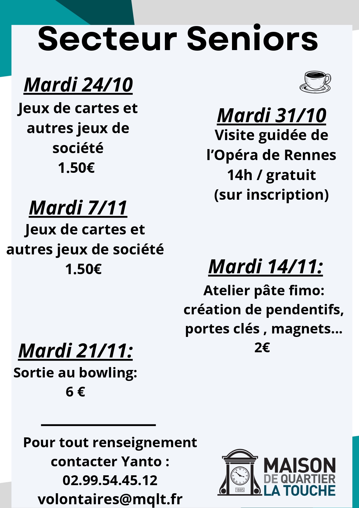 Programmation – Seniors