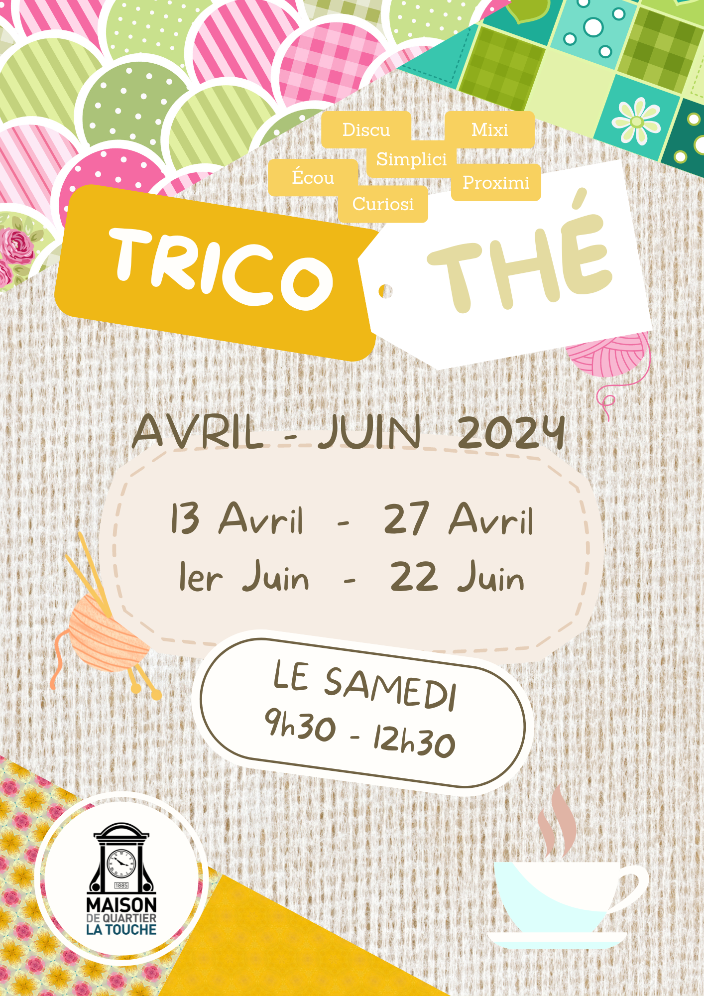 Programmation Tricot-thé