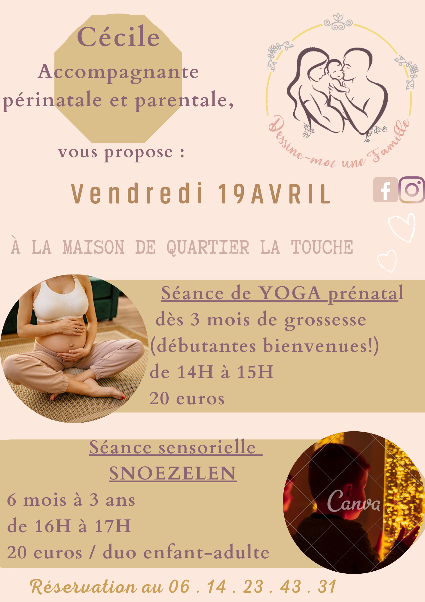 Yoga prénatal / Séance sensorielle Snoezelen