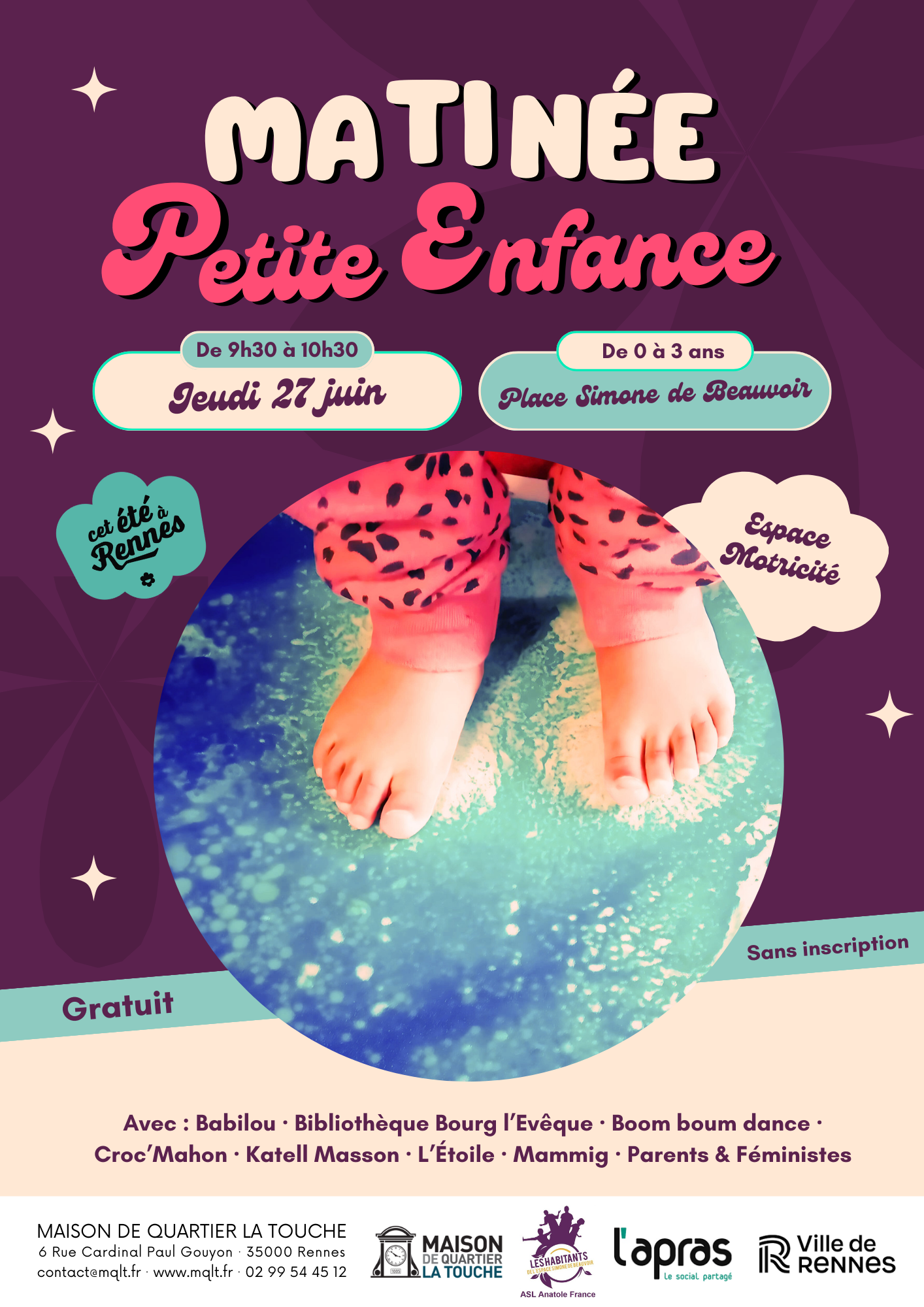 Matinée Petite Enfance – Touch’Estivale