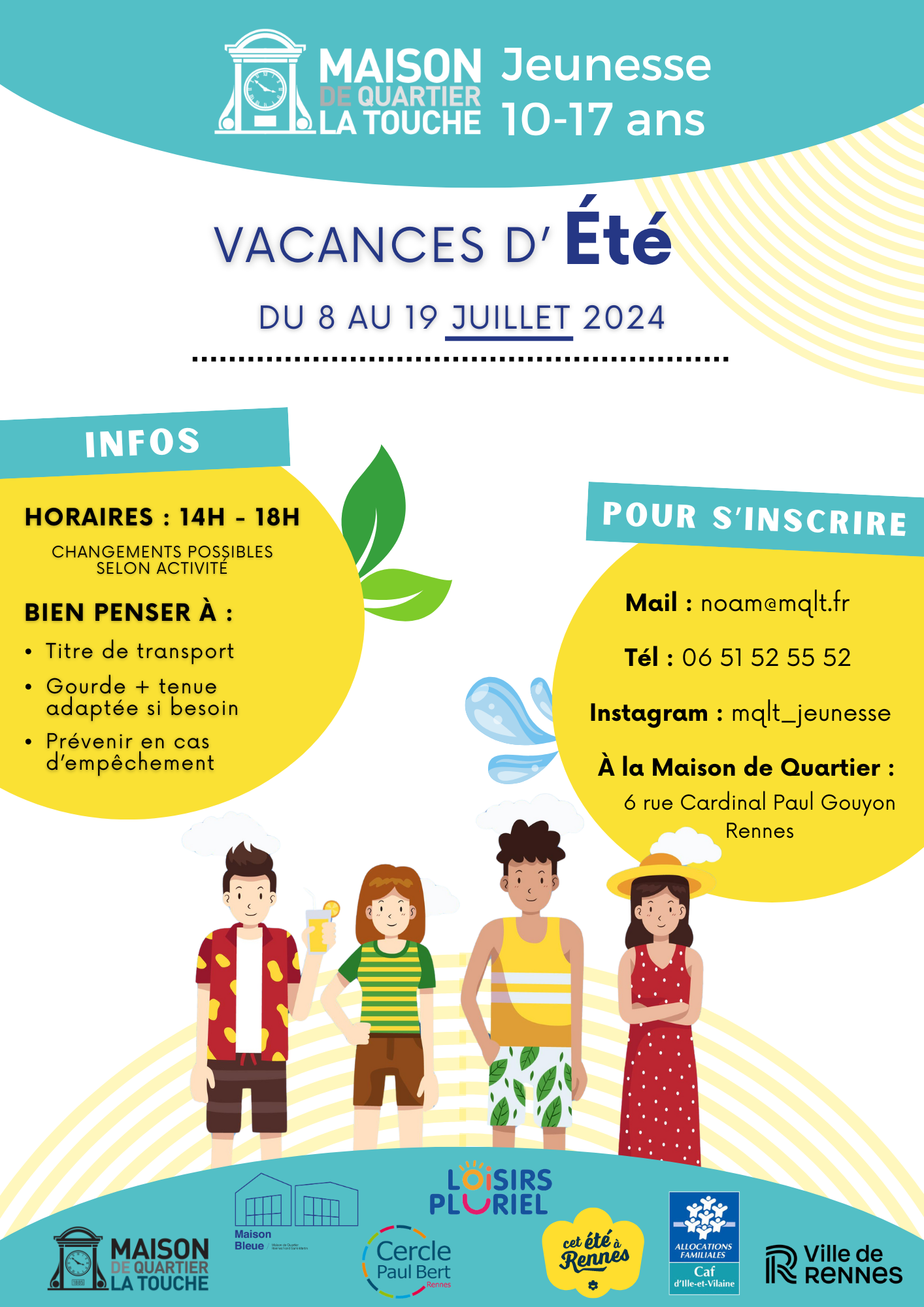Programmation jeunesse Juillet