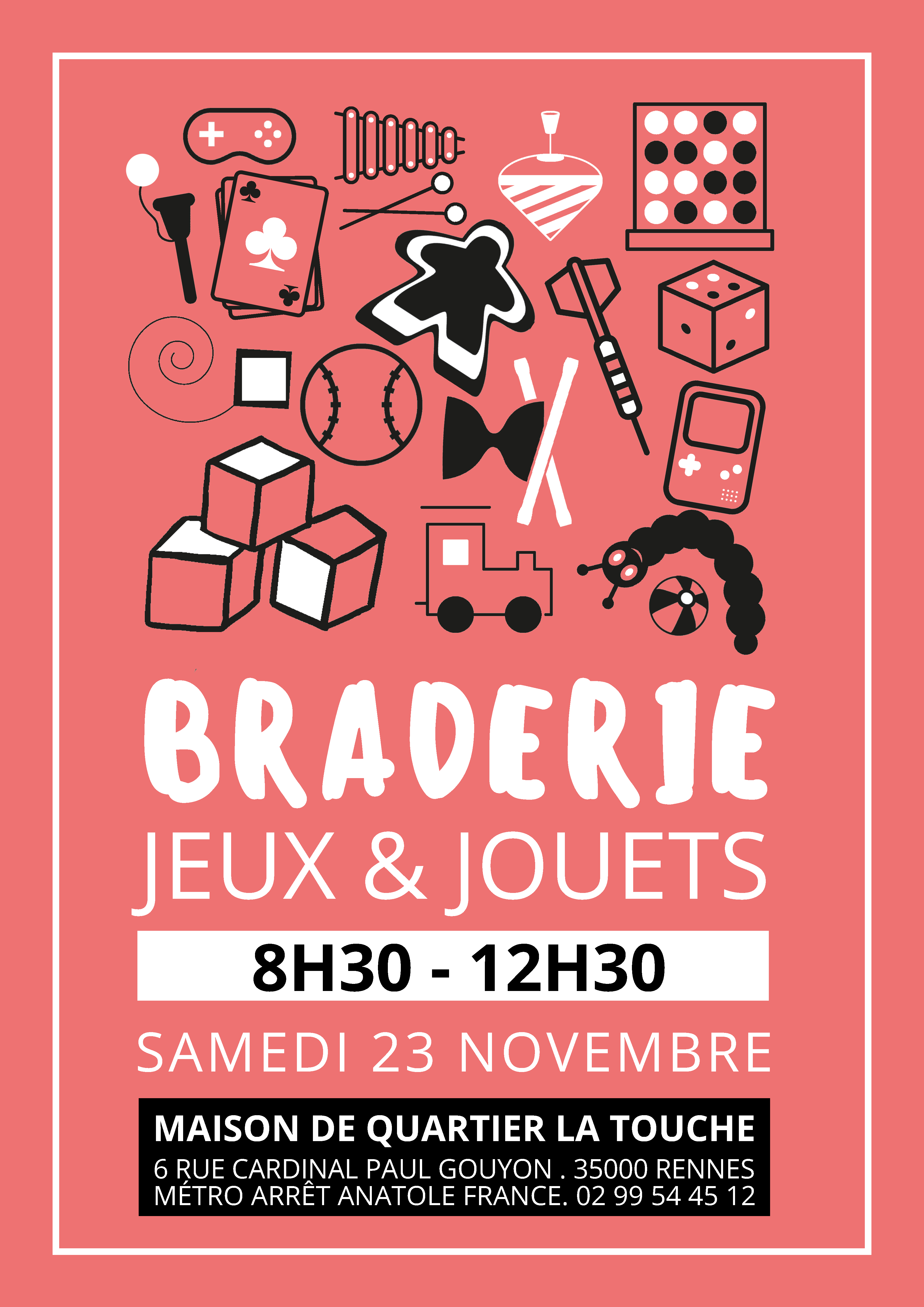 Braderie Jeux & Jouets – Samedi 23 novembre