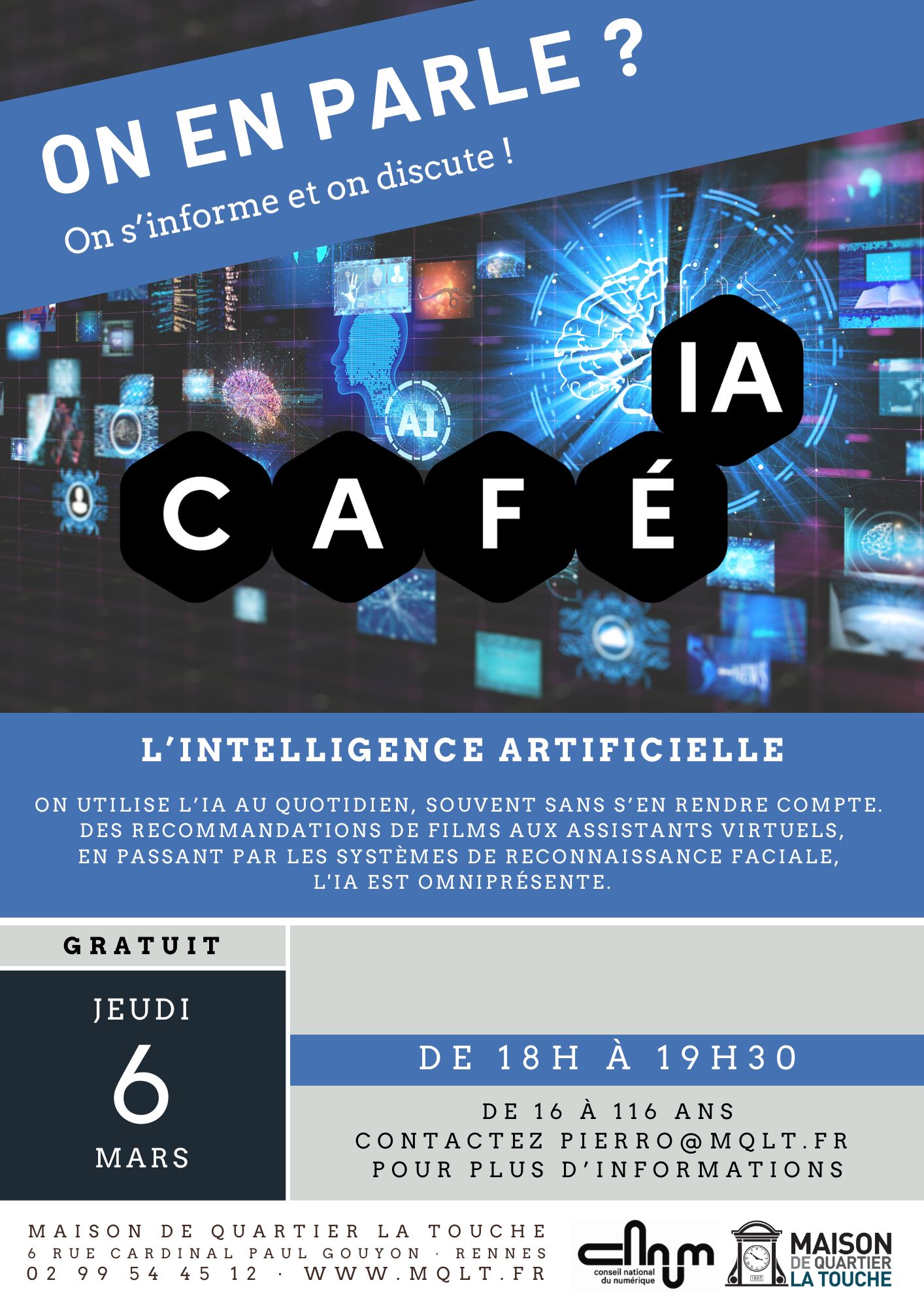 Café IA – jeudi 6 mars 18h-19h30