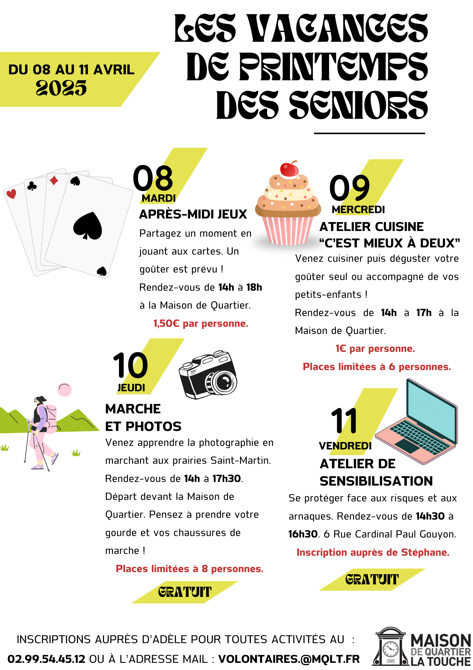 Les vacances de Printemps des seniors