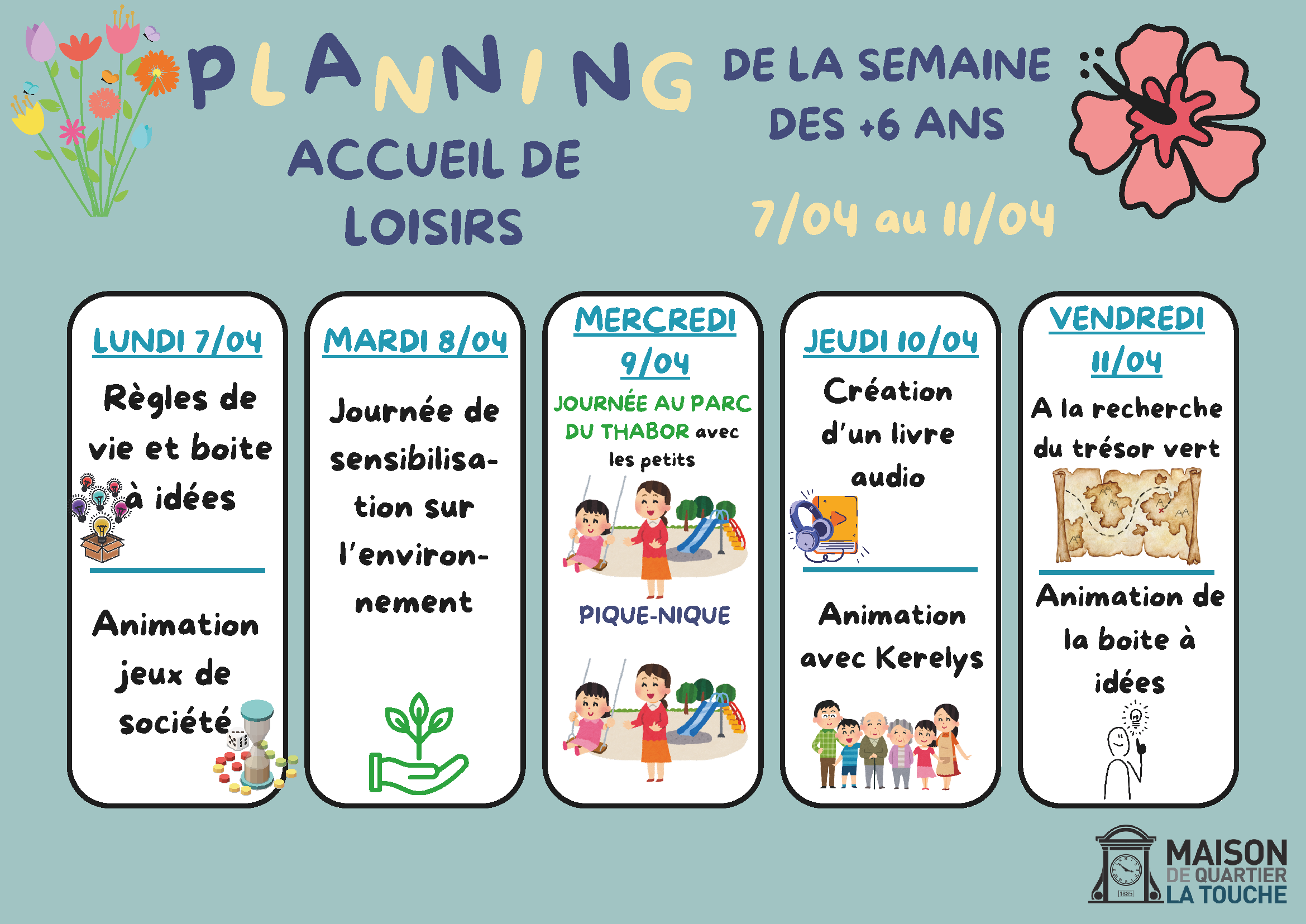 Accueil de loisirs – Vacances de Printemps